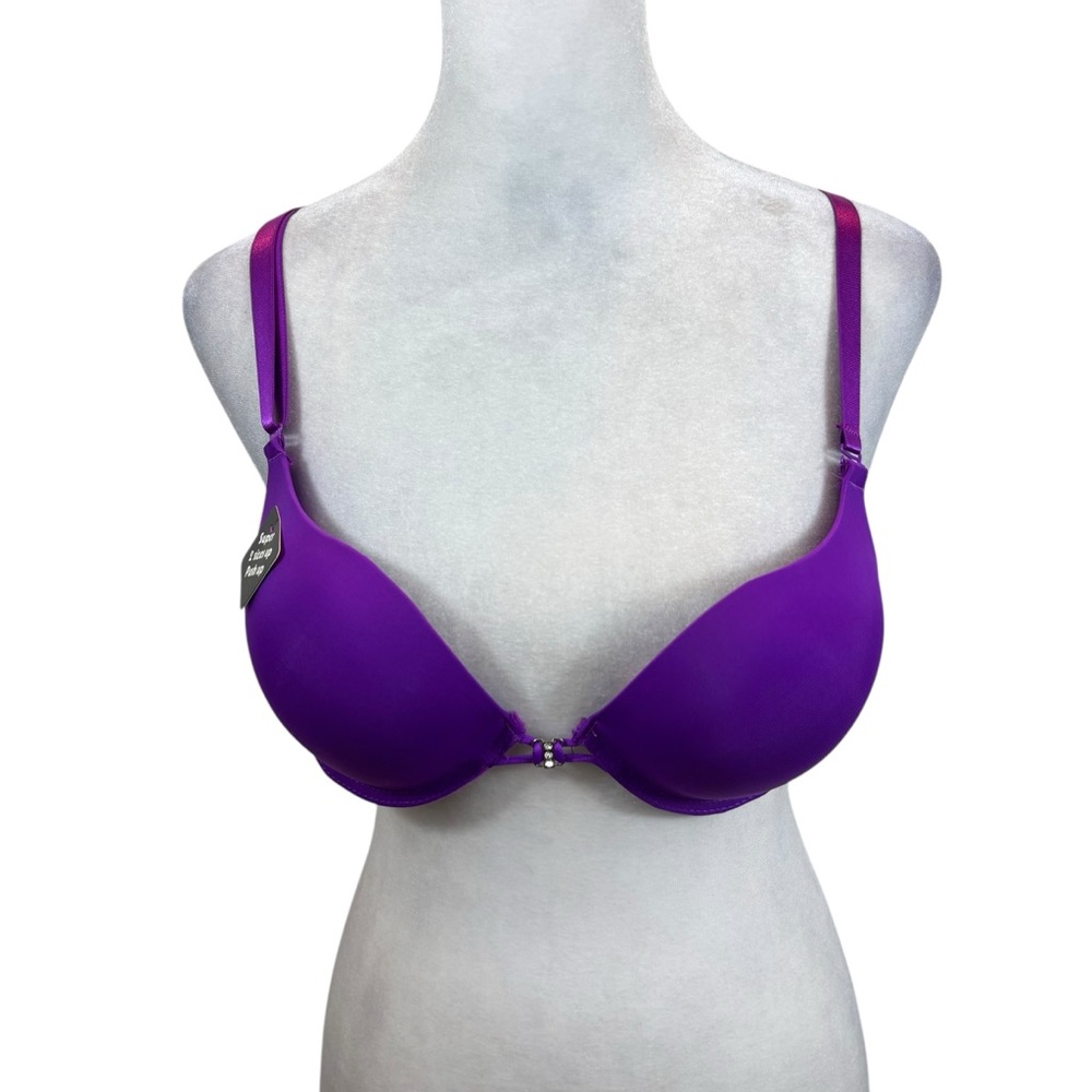 Brand new without‎ Tags I Love Your Style Purple Super Push Up Bra Size 32B